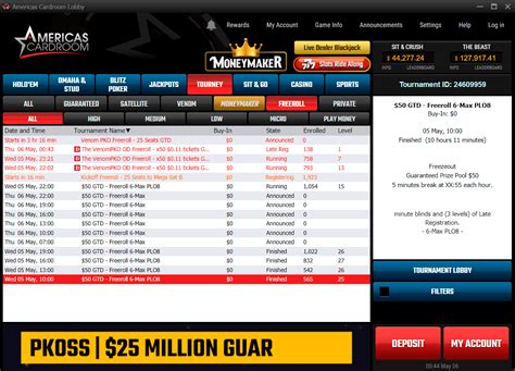 ACR Poker Freerolls & Passwords .